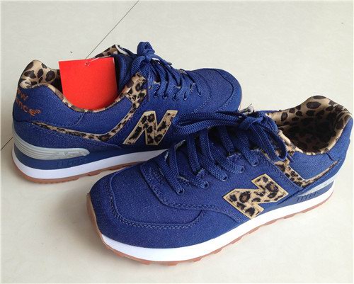 new balance bleu et leopard